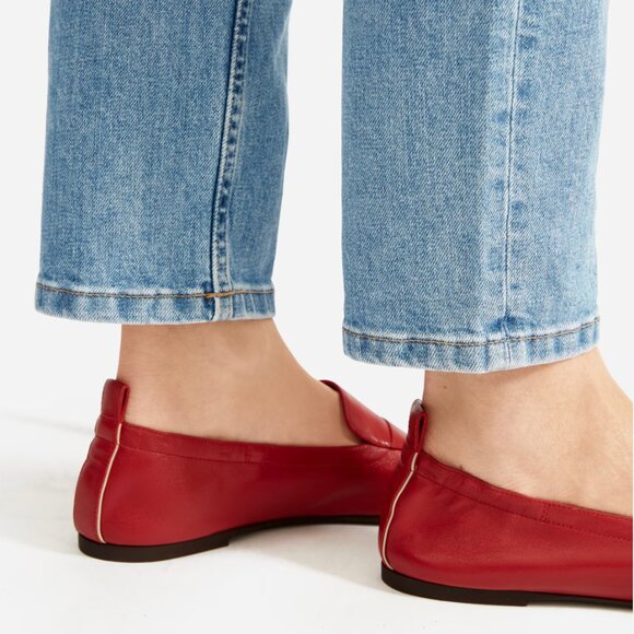 Everlane the Day Loafer in red leather - Picture 2 of 14